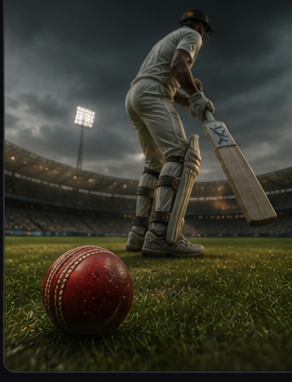 Cricket betting market at 558h - batsman at the crease